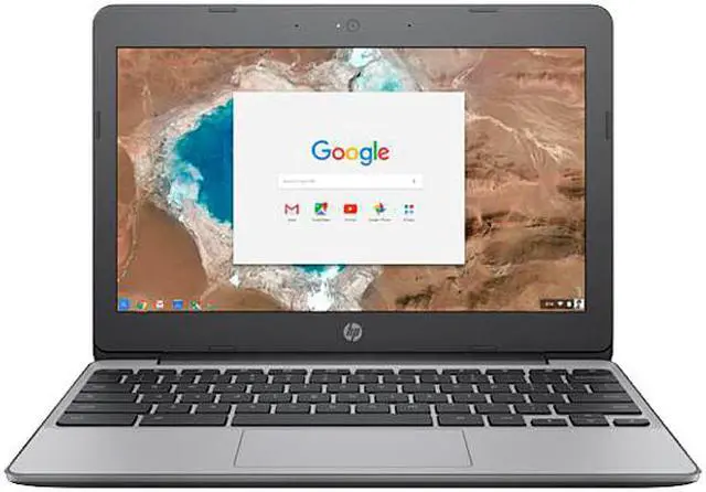 Alt view image 2 of 5 - HP 11-v010nr Chromebook Intel Celeron N3060 (1.60 GHz) 4 GB Memory 16 GB eMMC Intel HD Graphics 400 11.6" 1366 x 768 Chrome OS