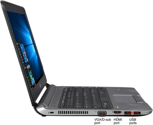 Alt view image 4 of 8 - HP ProBook 13.3" Intel Core i5-4200U 8GB Memory 128GB SSD Windows 10 Pro 64-Bit