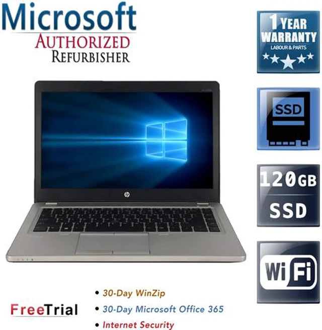 Main image of HP EliteBook Folio 14.0" Intel Core i5-4310U 8GB Memory 120GB SSD Windows 10 Pro 9480M
