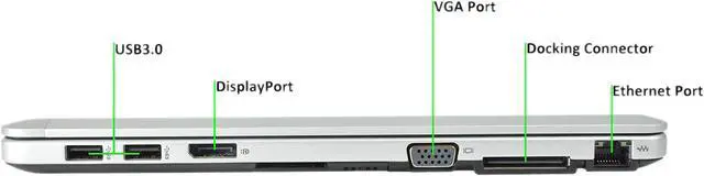 Alt view image 4 of 4 - HP Grade A Laptop Folio 9480M Intel Core i5 4th Gen 4310U (2.00 GHz) 8 GB Memory 500 GB HDD 14.0" Windows 10 Pro 64-Bit
