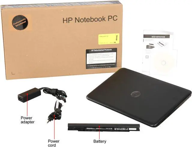 Alt view image 8 of 8 - HP Laptop 15-ba009dx AMD A6-Series A6-7310 (2.00 GHz) 4 GB Memory 500 GB HDD AMD Radeon R4 Series 15.6" Windows 10 Home 64-Bit (Certified Refurbished, Grade A)