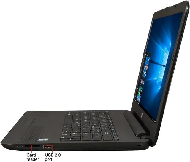 Alt view image 2 of 8 - HP Laptop Intel Core i3-6100U 8GB Memory 1TB HDD Intel HD Graphics 520 15.6" Touch Screen Windows 10 Home 64-Bit 15-ay028ca