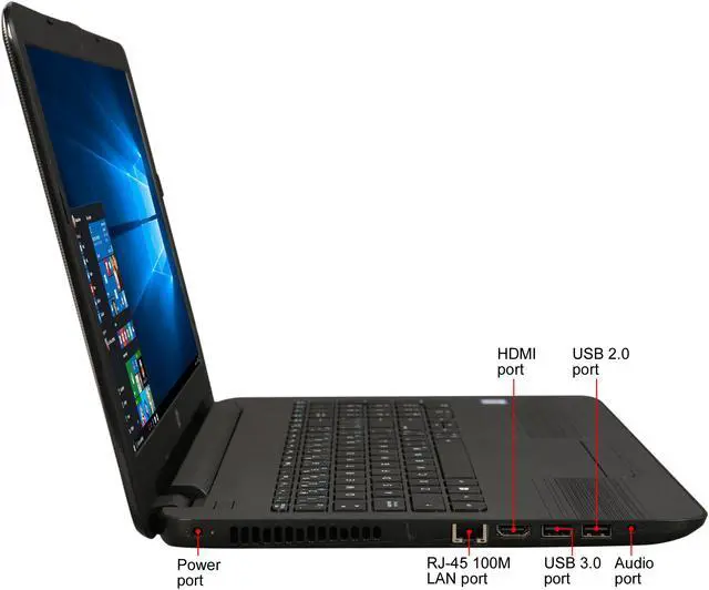 Alt view image 4 of 8 - HP Laptop Intel Core i3-6100U 8GB Memory 1TB HDD Intel HD Graphics 520 15.6" Touch Screen Windows 10 Home 64-Bit 15-ay028ca