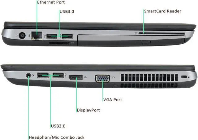 Alt view image 2 of 3 - HP B Grade Laptop Intel Core i5-4300M 4GB Memory 320GB HDD 14.0" Windows 10 Pro 64-Bit 640 G1