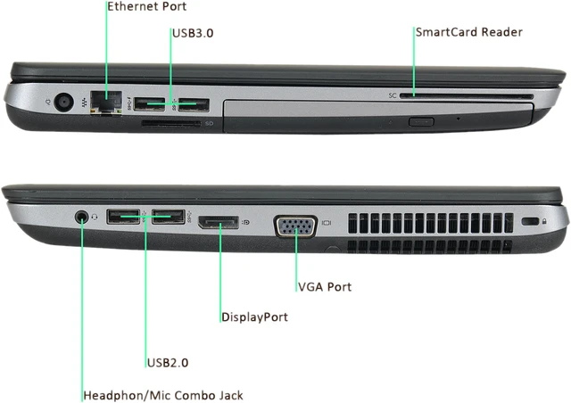 Alt view image 2 of 3 - HP 14.0" Intel Core i5-4300M 4GB Memory Windows 10 Home 64-Bit 640 G1