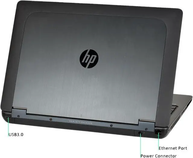 Alt view image 3 of 3 - HP Grade A Laptop ZBook 15 Intel Core i7 4th Gen 4800MQ (2.70 GHz) 16 GB Memory 750 GB HDD 15.6" Windows 10 Pro 64-Bit