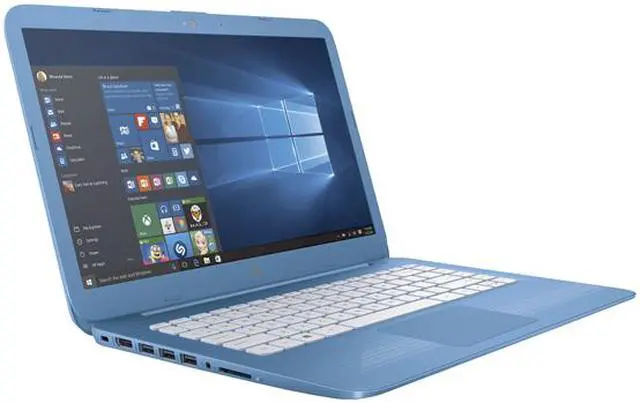 Alt view image 2 of 4 - HP Laptop Stream Intel Celeron N3060 4GB Memory 32 GB eMMC SSD Intel HD Graphics 400 14.0" Non-Touch Screen Windows 10 Home 14-AX010CA
