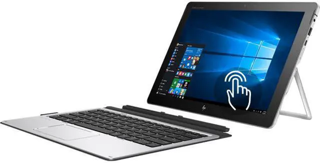 Main image of HP Elite x2 Intel Core i3-7100U 4GB Memory 128 GB SSD Intel HD Graphics 620 12.3" Touch Screen 2736 x 1824 Detachable 2-in-1 Laptop Windows 10 Home 64-Bit 1012 G2