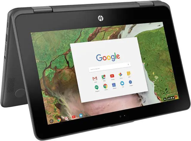 Alt view image 4 of 8 - HP Chromebook Intel Celeron N3350 4GB Memory 32GB eMMC SSD 11.6" Touch Screen Chromebook x360 11 G1 EE