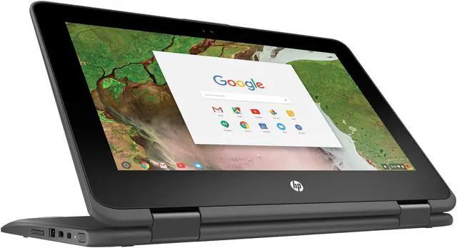 Alt view image 5 of 8 - HP Chromebook Intel Celeron N3350 4GB Memory 32GB eMMC SSD 11.6" Touch Screen Chromebook x360 11 G1 EE