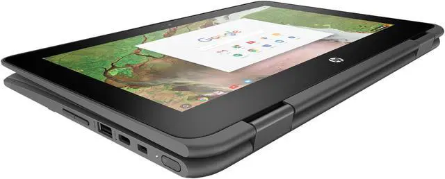 Alt view image 6 of 8 - HP Chromebook Intel Celeron N3350 4GB Memory 32GB eMMC SSD 11.6" Touch Screen Chromebook x360 11 G1 EE