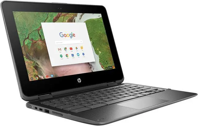 Alt view image 3 of 8 - HP Chromebook Intel Celeron N3350 4GB Memory 32GB eMMC SSD 11.6" Touch Screen Chromebook x360 11 G1 EE