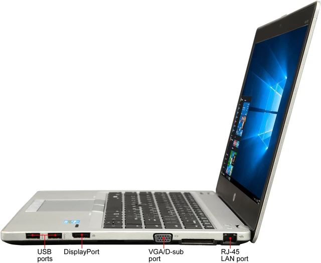 Alt view image 2 of 8 - HP EliteBook 14.0" Intel Core i5-3320M 4GB Memory Windows 10 Pro 64-Bit Folio 9470