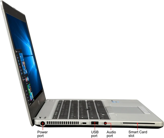 Alt view image 4 of 8 - HP EliteBook 14.0" Intel Core i5-3320M 4GB Memory Windows 10 Pro 64-Bit Folio 9470