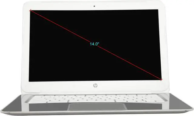 Alt view image 5 of 8 - HP Grade C Chromebook Intel Celeron 2955U 4GB Memory 16GB SSD 14.0" Non-Touch Screen Chrome OS F7W49UA-C