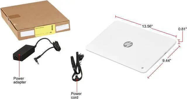 Alt view image 8 of 8 - HP Grade C Chromebook Intel Celeron 2955U 4GB Memory 16GB SSD 14.0" Non-Touch Screen Chrome OS F7W49UA-C