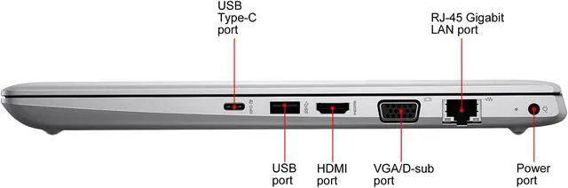 Alt view image 10 of 11 - HP Laptop ProBook Intel Core i3-7100U 4GB Memory 500GB HDD 512 GB SSD Intel HD Graphics 620 14.0" Non-Touch Screen Windows 10 Pro 64-Bit 440 G5 (2SS93UT#ABA)