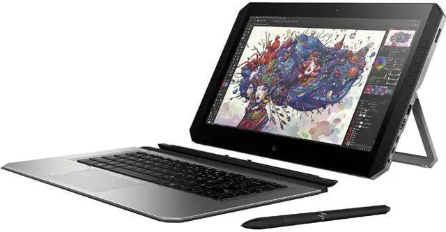 Main image of HP ZBook Detachable Mobile Workstation Intel Core i7-7500U 8GB Memory 256 GB PCIe NVMe SSD SSD NVIDIA Quadro M620 14.0" 4K/UHD Touch Screen Windows 10 Pro 64-Bit x2 G4 (3FB84UT#ABA)