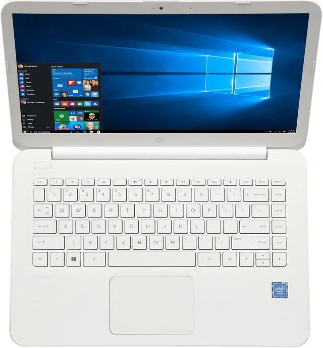 Alt view image 6 of 8 - HP Grade A Laptop Stream 14-ax012ds Intel Celeron N3060 (1.60 GHz) 4 GB Memory 32 GB eMMC 14.0" Windows 10 Home