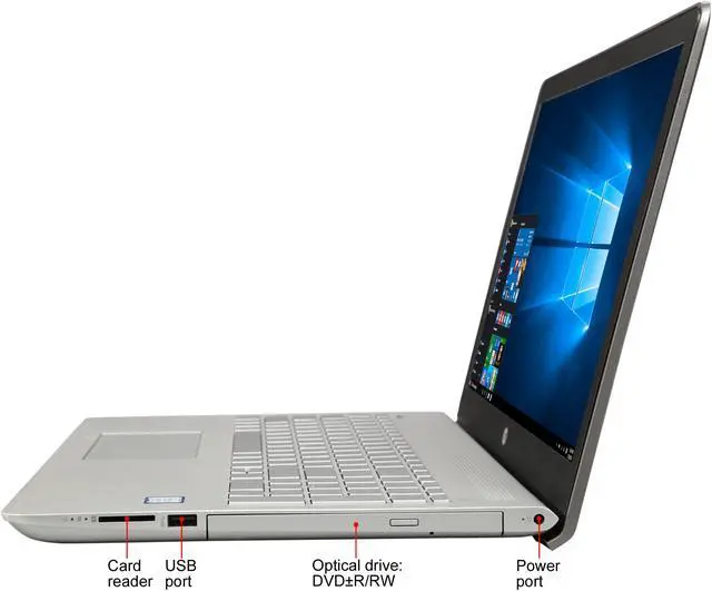 Alt view image 2 of 8 - HP Laptop (Factory Recertified) Pavilion Intel Core i5-8250U 12GB Memory 1TB HDD Intel UHD Graphics 620 15.6" Touch Screen Windows 10 Home 64-Bit 15-cc123cl