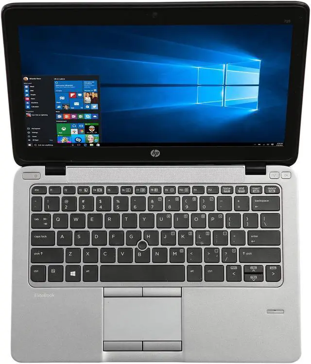 Alt view image 7 of 8 - HP Grade B Laptop AMD A8 PRO-7150B 8GB Memory 128 GB SSD 12.5" Windows 10 Pro 64-Bit 725 G2