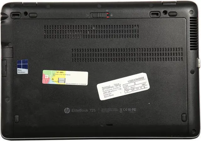 Alt view image 8 of 8 - HP Grade B Laptop AMD A8 PRO-7150B 8GB Memory 128 GB SSD 12.5" Windows 10 Pro 64-Bit 725 G2