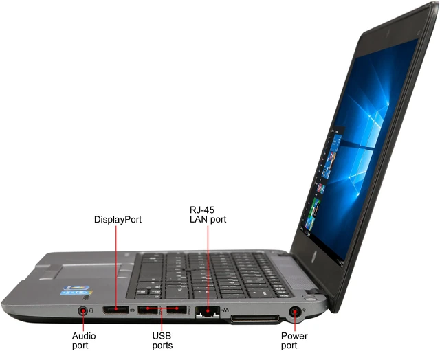 Alt view image 2 of 8 - HP 12.5" Intel Core i5-4300U 8GB Memory 128GB SSD Windows 10 Pro 64-Bit 820 G1