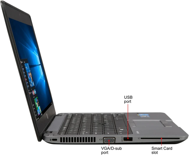 Alt view image 4 of 8 - HP 12.5" Intel Core i5-4300U 8GB Memory 128GB SSD Windows 10 Pro 64-Bit 820 G1