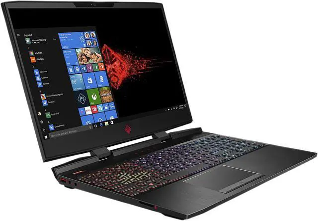 Alt view image 3 of 4 - HP OMEN 15-dc0010ca 15.6" Intel Core i7 8th Gen 8750H (2.20 GHz) NVIDIA GeForce GTX 1050 Ti 12 GB Memory 128 GB SSD 1 TB HDD Windows 10 Home 64-Bit Bilingual Gaming Laptop