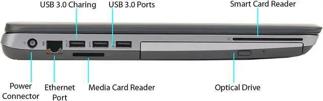 Alt view image 3 of 4 - HP ProBook 15.6" Intel Core i5-4300M 4GB Memory Windows 10 Pro 64-Bit NE5-31126