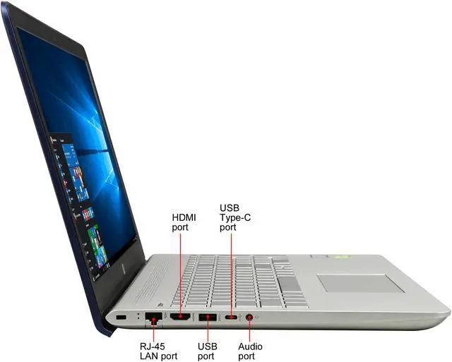 Alt view image 4 of 8 - HP Laptop Intel Core i7-8550U 12GB Memory 1TB HDD NVIDIA GeForce 940MX 15.6" Touch Screen Windows 10 Home 64-Bit 15-CC183CL