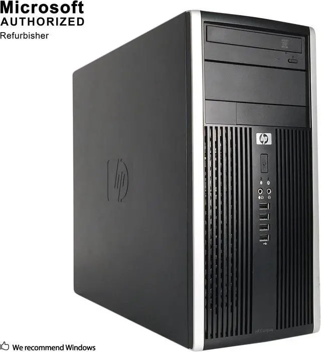 Main image of HP Compaq 6200 Pro Tower Intel Core i5 2400 3.10 GHz, 8 GB DDR3, 512 GB SSD, DVD, WiFi, BT 4.0, DP Adapter, Windows 10 Pro 64-Bit, 1 Year Warranty