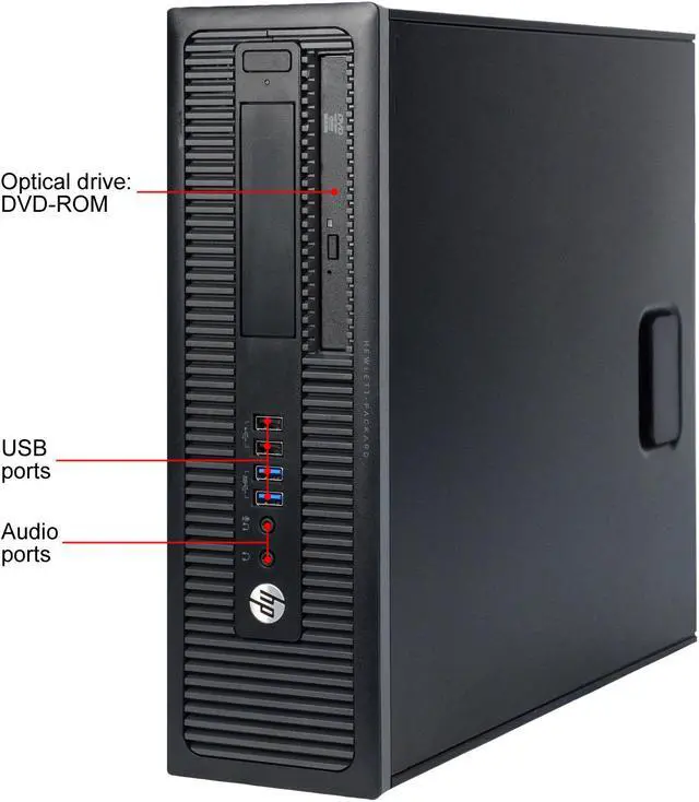 Alt view image 4 of 4 - Certified Refurbished HP ProDesk 600G1 Small Form Factor Intel Core i3 4130 3.40 GHz / 12 GB DDR3 / 51GB SSD / DVD / / USB WIFI Adapter / USB Bluetooth 4.0 Adapter / Windows 10 Professional 64 Bit / 1 Year Warranty