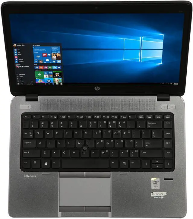 Alt view image 7 of 8 - HP Laptop Grade A EliteBook 840 G1 Intel Core i5 4th Gen 4300U (1.90 GHz) 8 GB Memory 240 GB SSD Intel HD Graphics 4400 14.0" Windows 10 Pro 64-Bit