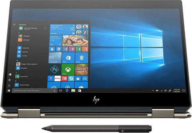 Alt view image 5 of 10 - HP Spectre x360 Intel Core i7-8565U 8GB Memory 256GB SSD Intel UHD Graphics 620 13.3" Touch Screen 1920 x 1080 Convertible Bilingual 2-in-1 Laptop Windows 10 Home 64-bit 13-ap0010ca