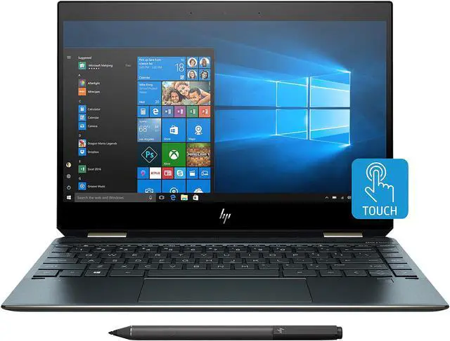 Alt view image 2 of 10 - HP Spectre x360 Intel Core i7-8565U 8GB Memory 256GB SSD Intel UHD Graphics 620 13.3" Touch Screen 1920 x 1080 Convertible Bilingual 2-in-1 Laptop Windows 10 Home 64-bit 13-ap0010ca