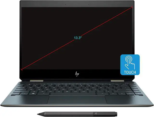 Alt view image 10 of 10 - HP Spectre x360 Intel Core i7-8565U 8GB Memory 256GB SSD Intel UHD Graphics 620 13.3" Touch Screen 1920 x 1080 Convertible Bilingual 2-in-1 Laptop Windows 10 Home 64-bit 13-ap0010ca