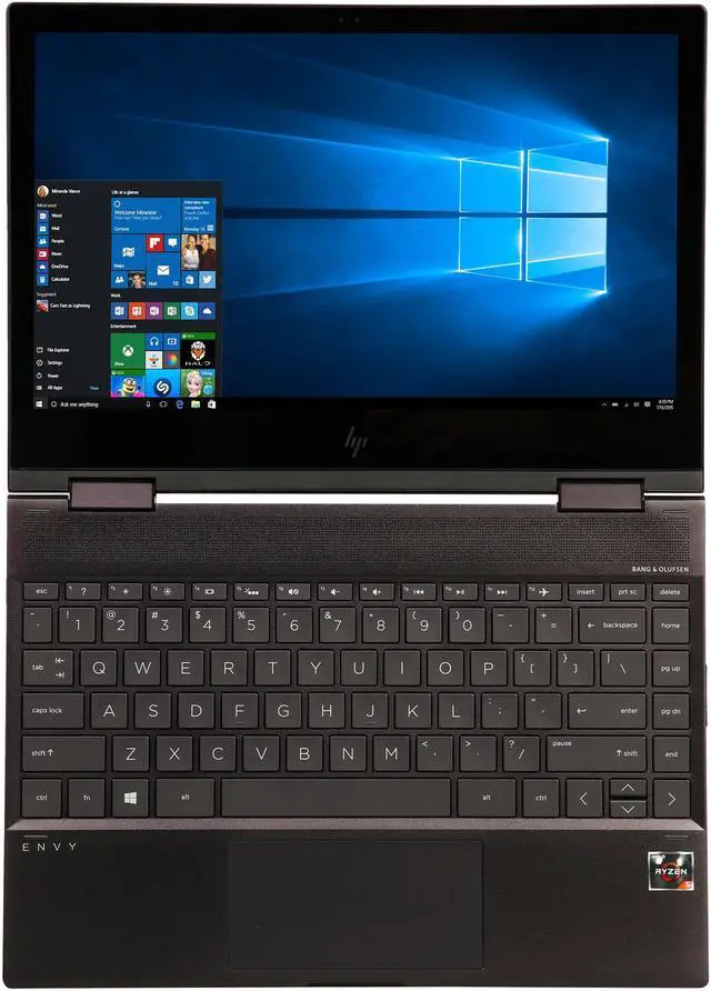 Alt view image 6 of 8 - HP ENVY x360 13m-ag0001dx AMD Ryzen 5 2500U (2.00 GHz) 8 GB Memory 128 GB SSD AMD Radeon Vega 8 13.3" Touchscreen 1920 x 1080 Convertible 2-in-1 Laptop Windows 10 Home 64-Bit (Factory Refurbished)