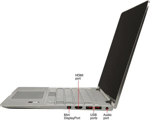 Alt view image 2 of 8 - HP Spectre x360 G1 Intel Core i7 5th Gen 5600U (2.60 GHz) 8 GB Memory 512 GB SSD 13.3" Convertible 2-in-1 Laptop Windows 10 Pro 64-bit - Grade B