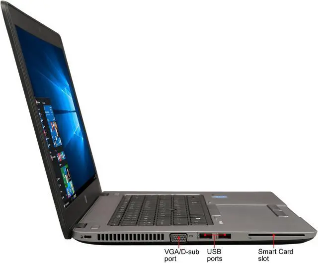 Alt view image 4 of 8 - HP Laptop EliteBook Intel Core i5-4300U 8GB Memory 256 GB SSD Intel HD Graphics 4400 15.6" Windows 10 Pro 64-bit 850 G1