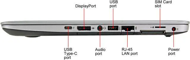 Alt view image 5 of 6 - HP Laptop EliteBook Intel Core i5-6300U 8GB Memory 500GB HDD 14.0" Non-Touch Screen Windows 10 840 G3