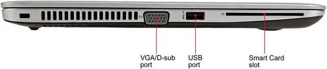 Alt view image 6 of 6 - HP Laptop EliteBook Intel Core i5-6300U 8GB Memory 500GB HDD 14.0" Non-Touch Screen Windows 10 840 G3