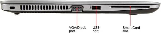 Alt view image 6 of 6 - HP Laptop Intel Core i5-6300U 8GB Memory 128 SSD Intel HD Graphics 14.0" Non-Touch Screen Windows 10 840 G3