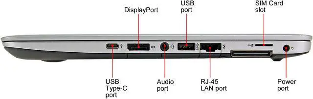 Alt view image 5 of 5 - HP Laptop Intel Core i5-6300U 8GB Memory 512 SSD 14.0" Non-Touch Screen Windows 10 840 G3