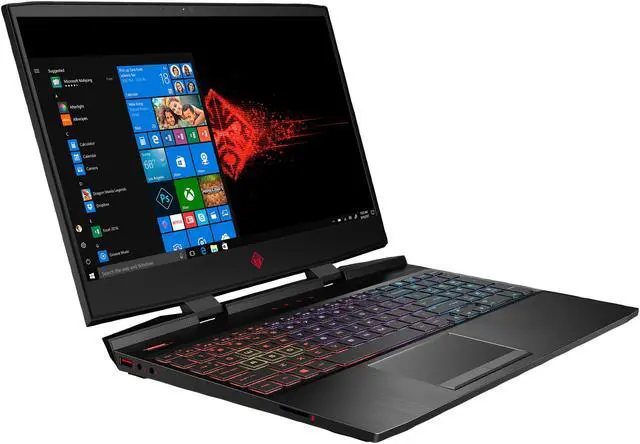 Alt view image 2 of 7 - HP OMEN 15-dc1030nr 15.6" IPS Intel Core i7 8th Gen 8750H (2.20 GHz) NVIDIA GeForce RTX 2060 16 GB Memory 128 GB SSD 1 TB HDD Windows 10 Home 64-bit Gaming Laptop