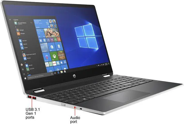 Alt view image 7 of 7 - HP Pavilion x360 Intel Core i3-8145U 8GB Memory 1TB HDD Intel UHD Graphics 620 15.6" Touch Screen 1920 x 1080 Convertible 2-in-1 Laptop Windows 10 Home 64-bit 15-dq0075nr