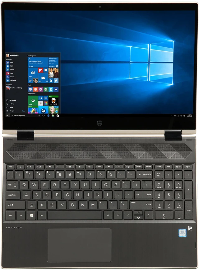Alt view image 6 of 8 - HP Pavilion x360 15-cr0087cl Intel Core i5 8th Gen 8250U (1.60 GHz) 8 GB Memory 16 GB Optane Memory 1 TB HDD 15.6" Touchscreen 1366 x 768 Convertible 2-in-1 Laptop Windows 10 Home 64-bit