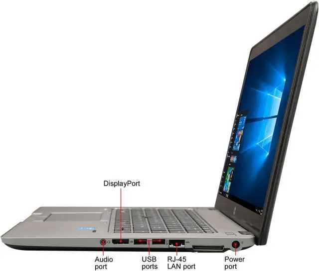 Alt view image 3 of 9 - HP Grade A Laptop EliteBook Intel Core i5-5300U 8GB Memory 180 GB SSD 15.6" Windows 10 Pro 64-bit 850 G2