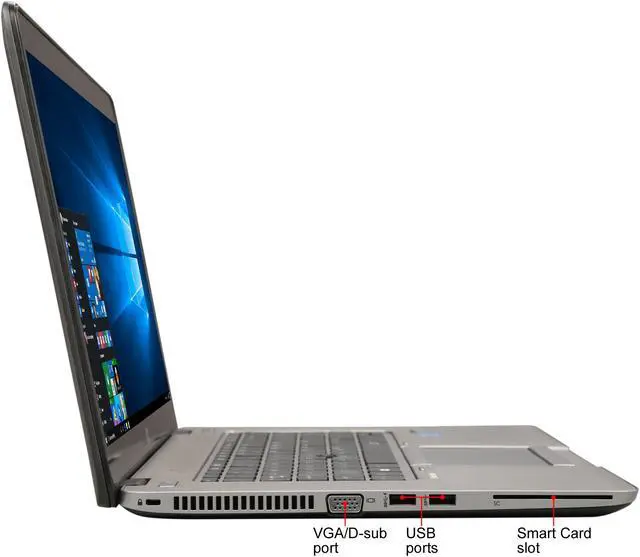 Alt view image 5 of 9 - HP Grade A Laptop EliteBook Intel Core i5-5300U 8GB Memory 180 GB SSD 15.6" Windows 10 Pro 64-bit 850 G2