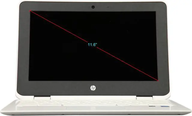 Alt view image 6 of 8 - HP 2-in-1 Convertible Chromebook X360 11-ae131NR, 4WJ63UA#ABA, 11.6" HD IPS Touchscreen, Intel Celeron N3350 Processor, 4 GB RAM, 32 GB SSD, Intel HD Graphics 500, WiFi, Webcam, Bluetooth, Chrome OS - Grade A